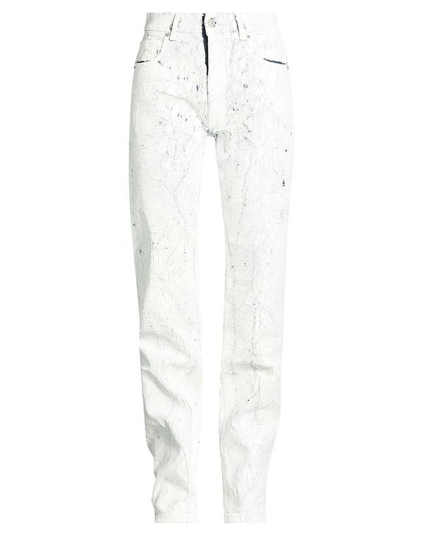 マルタンマルジェラ レディース ボトムス デニムパンツ ストレートレッグ MM6 MAISON MARGIELA White ホワイト|ReVida 店