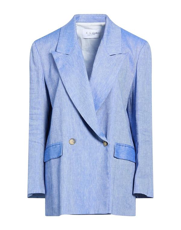 カオス レディース アウター ジャケット・ブルゾン テーラードジャケット KAOS Azure Blue ブルー|ReVida 店