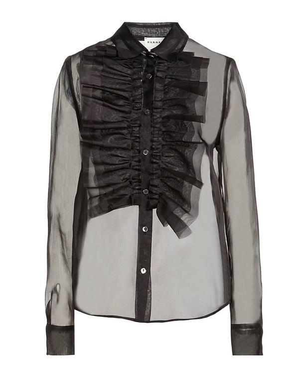 パロッシュ レディース トップス シャツ P.A.R.O.S.H. & Black ブラック|ReVida 店