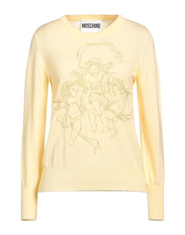 モスキーノ レディース トップス シャツ プルオーバー MOSCHINO Yellow イエロー|ReVida 店