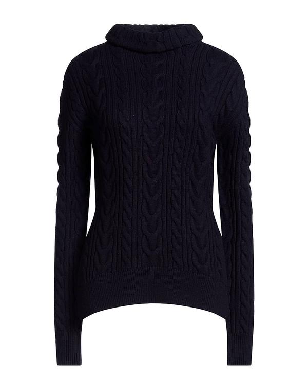 トーテム レディース アウター ニット・セータートルネック TOTEME Navy ネイビー｜ReVida 店