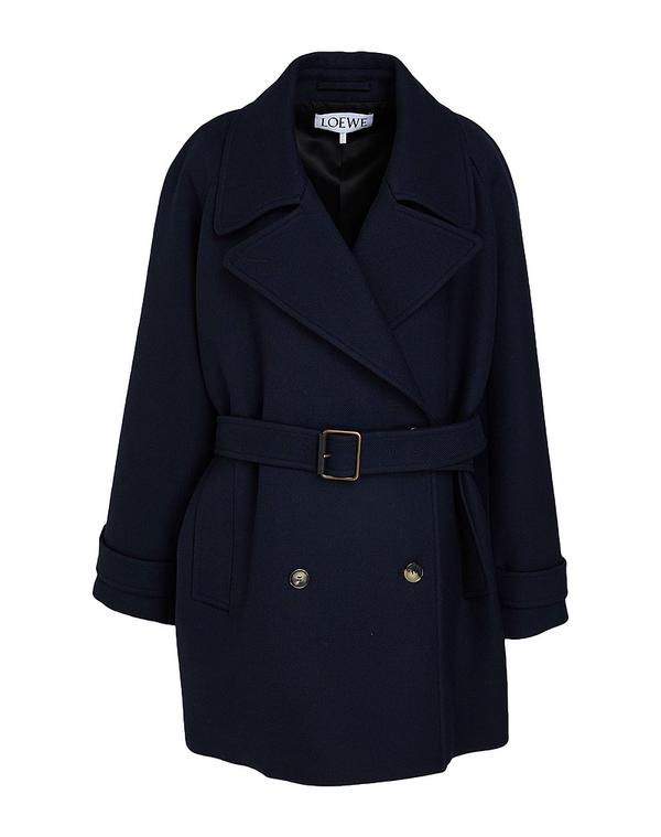 ロエベ レディース アウター コート LOEWE Navy ネイビー|ReVida 店