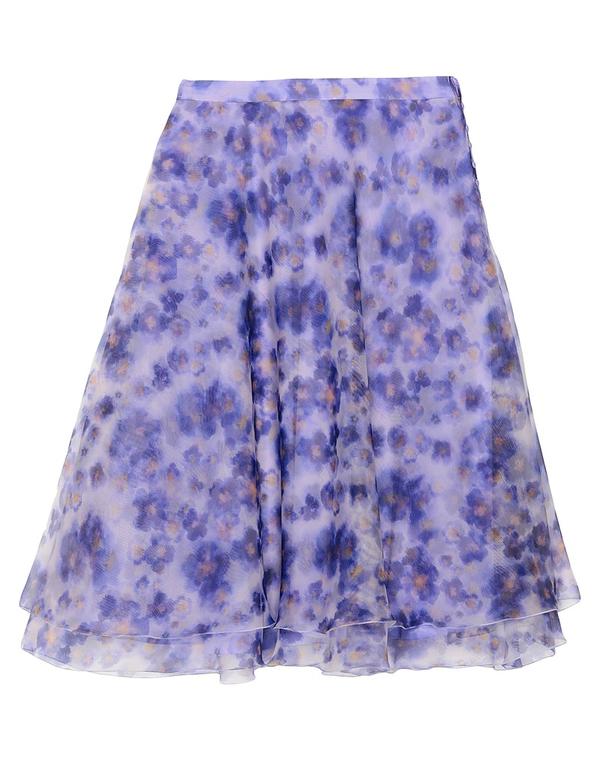 エリザベッタフランキ レディース ボトムスカート ELISABETTA FRANCHI Purple パープル｜ReVida 店
