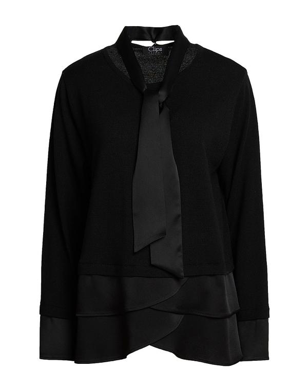 クリップス レディース トップス シャツ プルオーバー CLIPS Black ブラック|ReVida 店