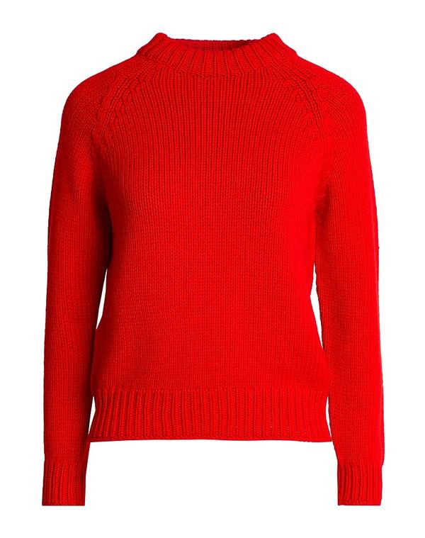 グランサッソ レディース トップス シャツ プルオーバー GRAN SASSO Red レッド｜ReVida 店