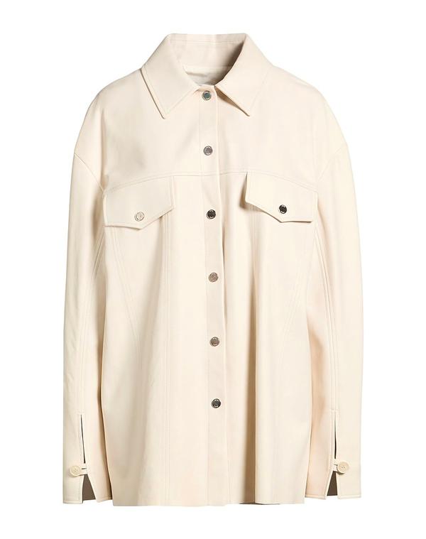 ドローム レディース アウター ジャケット・ブルゾン DROMe Off White オフホワイト|ReVida 店