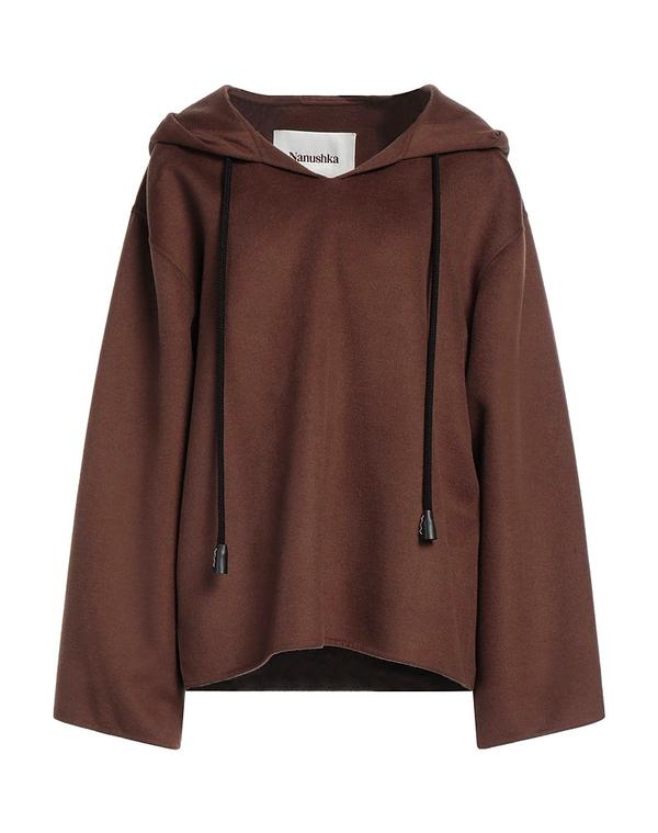 ナヌシュカ レディース アウター パーカー・スウェット NANUSHKA Dark Brown ブラウン|ReVida 店