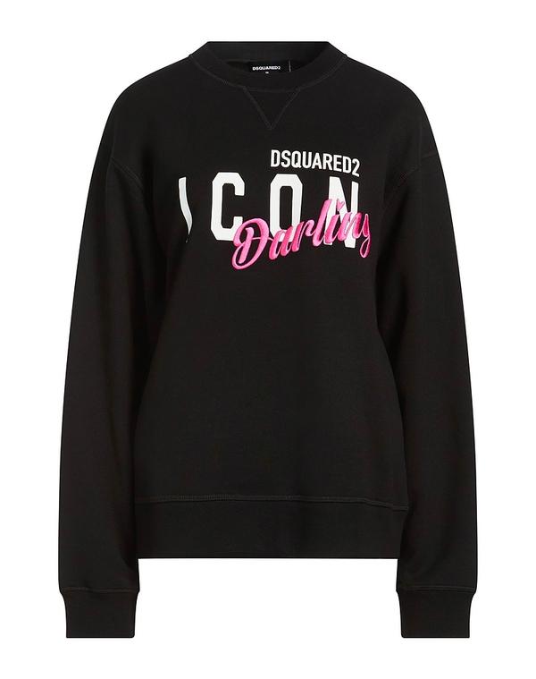 ディースクエアード レディース アウター パーカー・スウェット DSQUARED2 Black ブラック｜ReVida 店