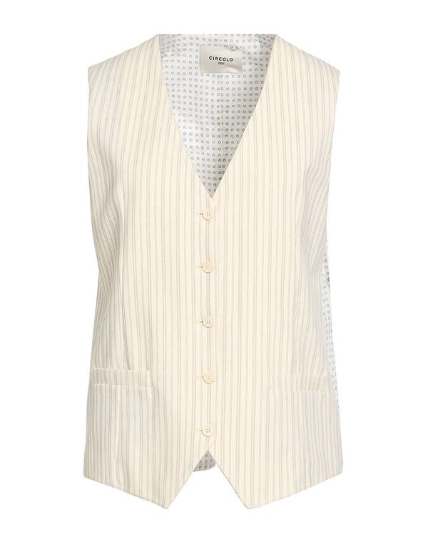 チルコロ 1901 レディース トップス ベスト ジレ CIRCOLO 1901 Ivory アイボリー|ReVida 店