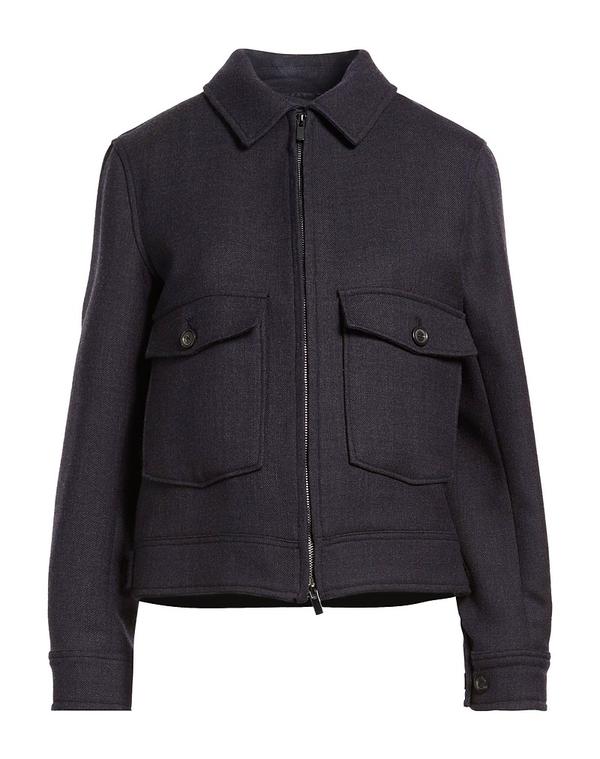 チルコロ 1901 レディース アウター ジャケット・ブルゾン CIRCOLO 1901 Midnight Blue ブルー|ReVida 店
