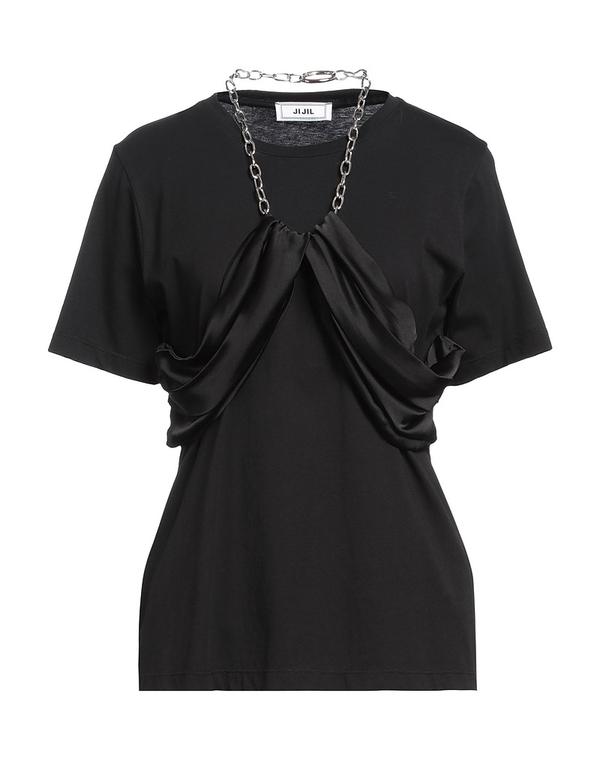ジジル レディース トップス Tシャツ JIJIL Black ブラック｜ReVida 店