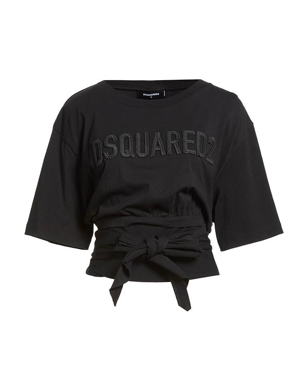 ディースクエアード レディース トップス Tシャツ DSQUARED2 Black ブラック|ReVida 店