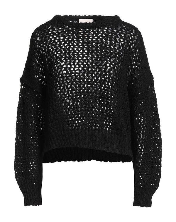 セミクチュール レディース トップス シャツ プルオーバー SEMICOUTURE Black ブラック｜ReVida 店