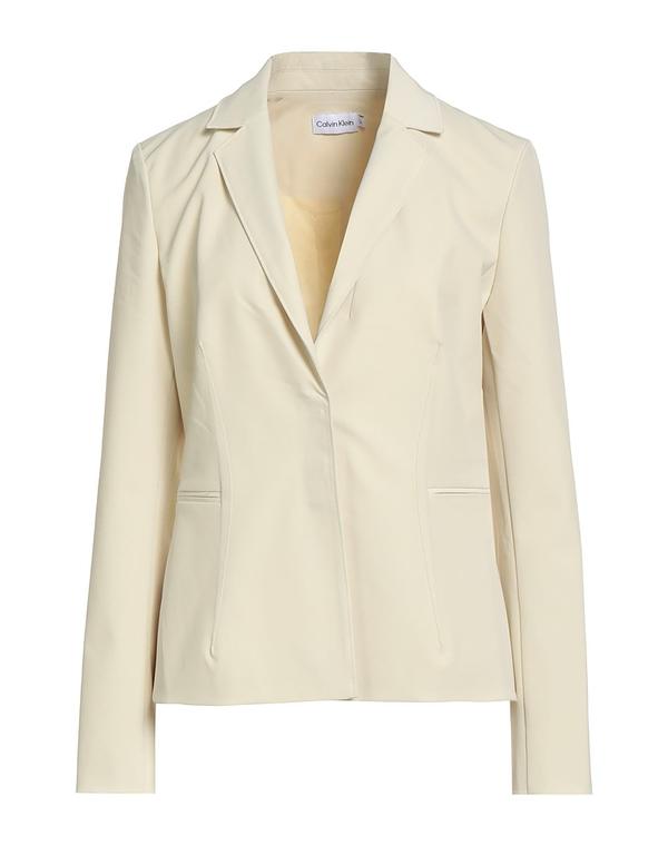 カルバンクライン レディース アウター ジャケット・ブルゾン テーラードジャケット CALVIN KLEIN Pastel Yellow イエロー｜ReVida 店