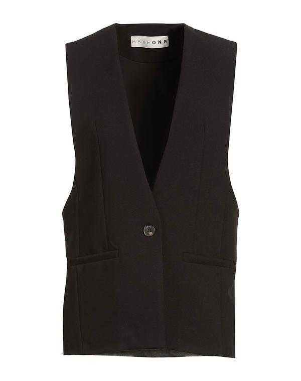 ハブワン レディース トップス ベスト ジレ HAVEONE Black ブラック|ReVida 店