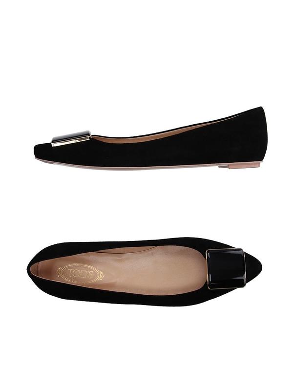トッズ レディース シューズ パンプス バレリーナ TOD'S Black ブラック｜ReVida 店 44,720円