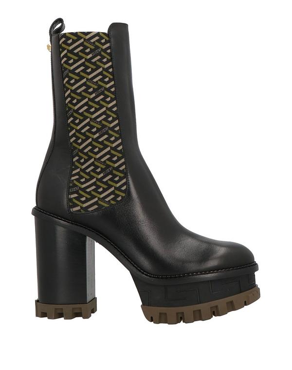 ヴェルサーチ レディース シューズ ブーツ・レインブーツ ショートブーツ VERSACE Black ブラック|ReVida 店