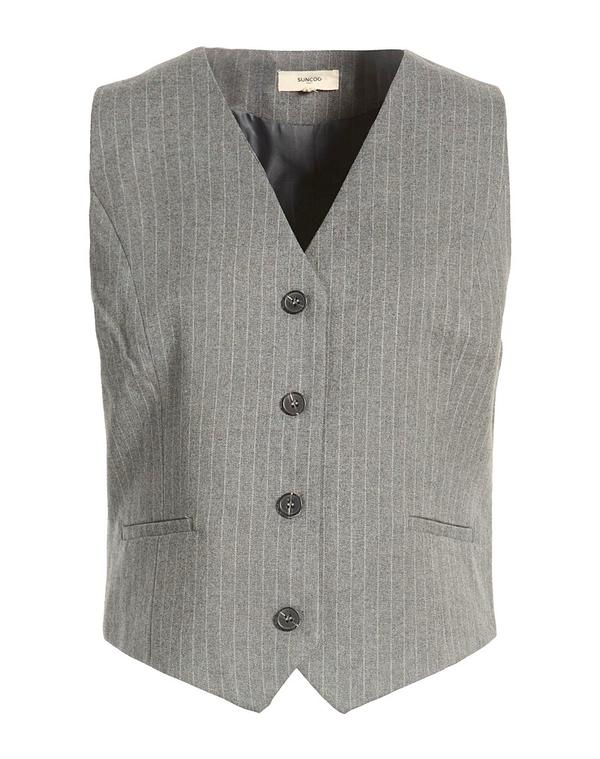 サンコー レディース トップス ベスト ジレ SUNCOO Gray グレー|ReVida 店