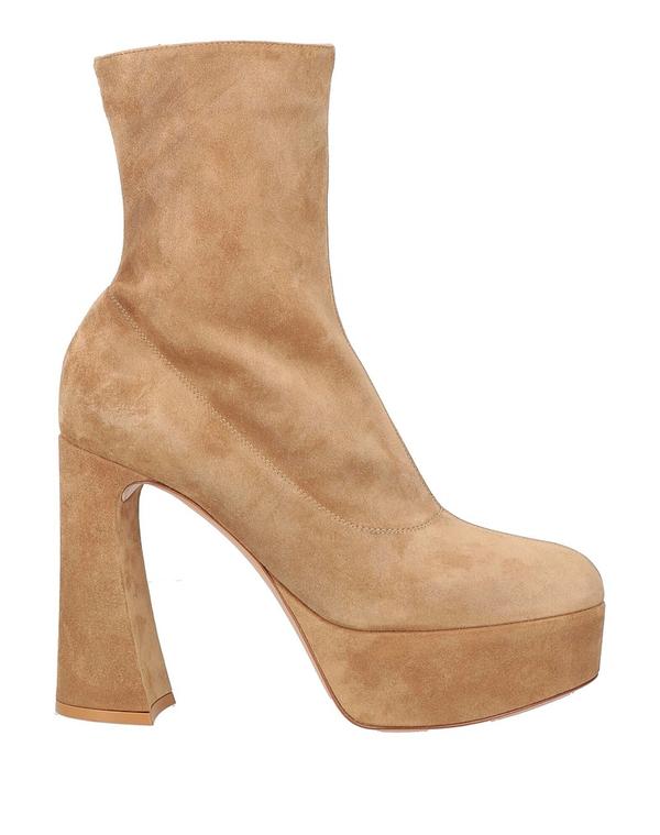ジャンヴィト ロッシ レディース シューズ ブーツ・レインブーツ ショートブーツ GIANVITO ROSSI Camel キャメル｜ReVida 店