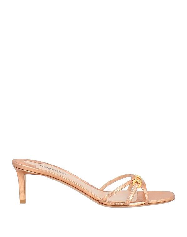 トム・フォード レディース シューズ サンダル TOM FORD Rose Gold ゴールド|ReVida 店