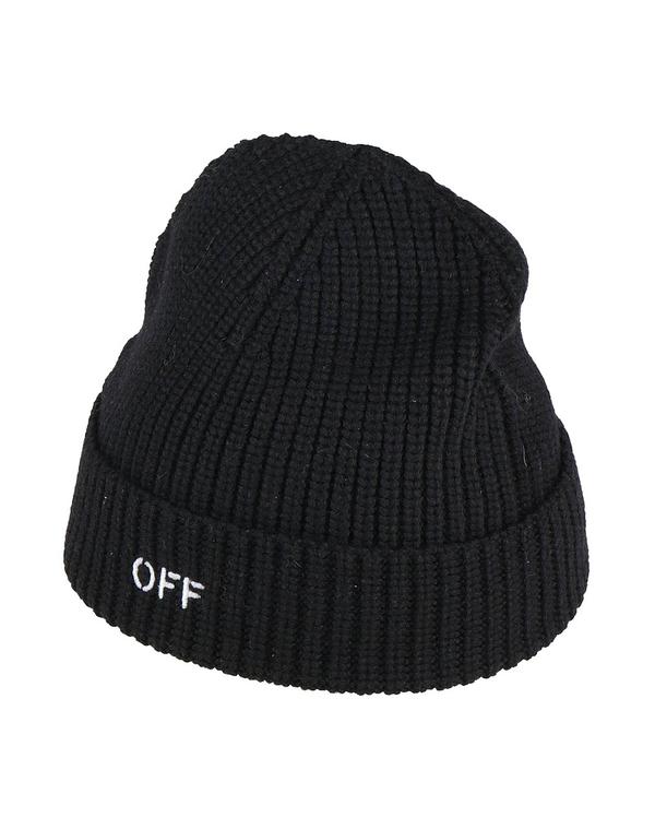 オフ-ホワイト レディース アクセサリー 帽子 OFF-WHITE Black ブラック｜ReVida 店