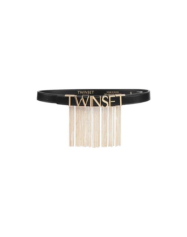 ツインセット レディース アクセサリー ベルト TWINSET Black ブラック｜ReVida 店