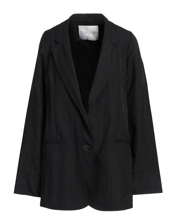 フォルテフォルテ レディース アウター ジャケット・ブルゾン テーラードジャケット FORTE_FORTE Black ブラック｜ReVida 店 27,820円