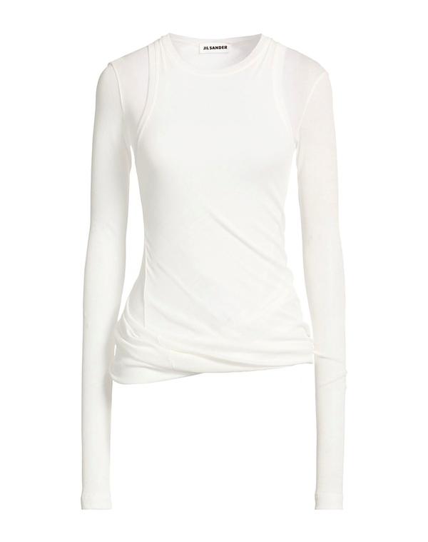 ジル・サンダー レディース トップス Tシャツ JIL SANDER T White ホワイト｜ReVida 店