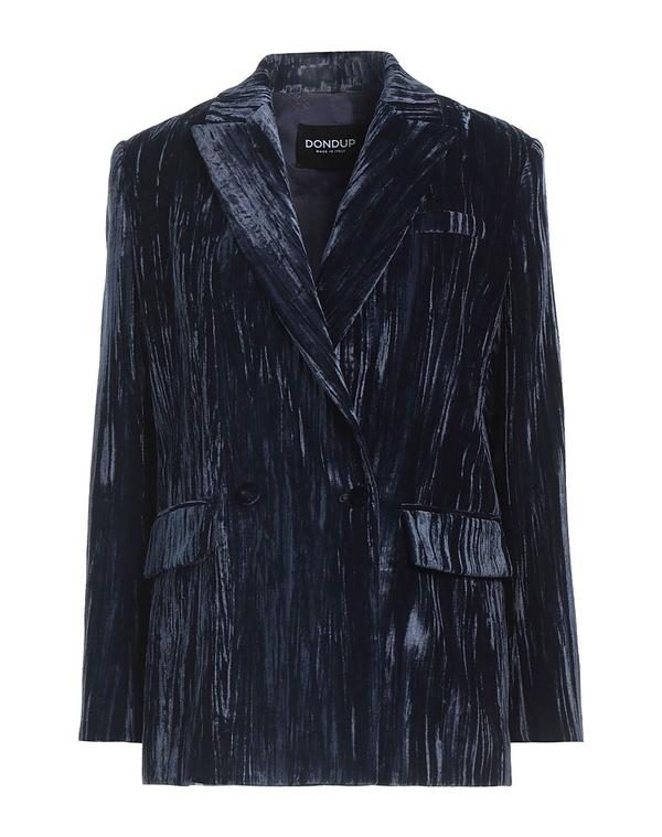 ドンダップ レディース アウター ジャケット・ブルゾン テーラードジャケット DONDUP Navy ネイビー|ReVida 店