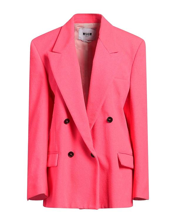 エムエスジイエム レディース アウター ジャケット・ブルゾン テーラードジャケット MSGM Fuchsia フューシャ｜ReVida 店