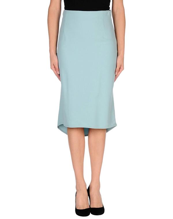 エルマンノ シェルヴィーノ レディース ボトムスカート ERMANNO SCERVINO Turquoise Blue ブルー|ReVida 店