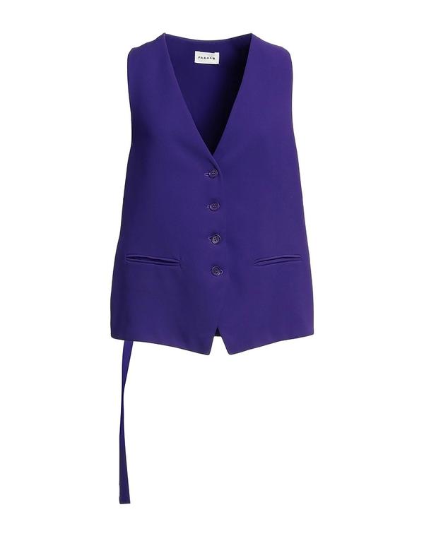 パロッシュ レディース トップス ベスト ジレ P.A.R.O.S.H. Purple パープル|ReVida 店
