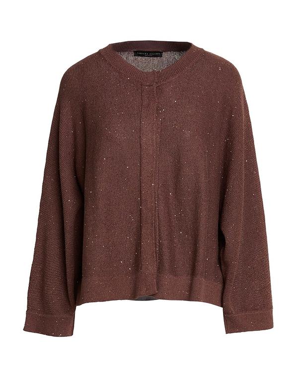ファビアナ フィリッピ レディース アウター カーディガン FABIANA FILIPPI Chocolate Brown ブラウン｜ReVida 店