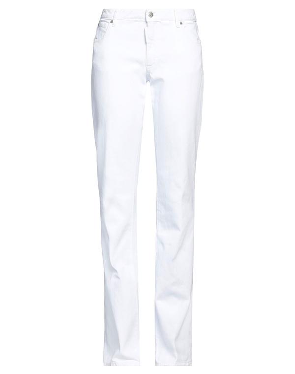 ディースクエアード レディース ボトムス デニムパンツ ストレートレッグ DSQUARED2 White ホワイト｜ReVida 店