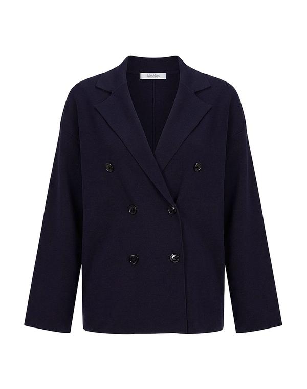 マックスマーラ レディース アウター ジャケット・ブルゾン テーラードジャケット MAX MARA Midnight Blue ブルー｜ReVida 店