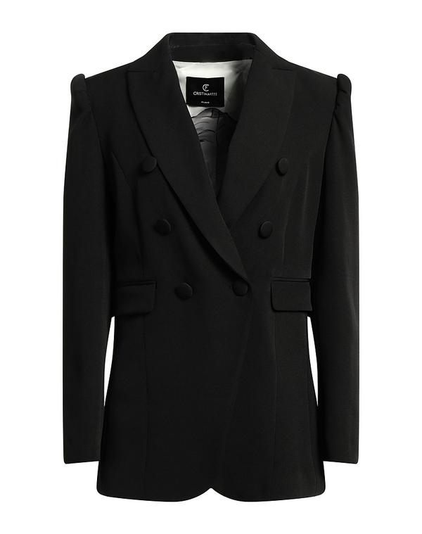 クリスチーナエフェ レディース アウター ジャケット・ブルゾン テーラードジャケット CRISTINAEFFE Black ブラック|ReVida 店