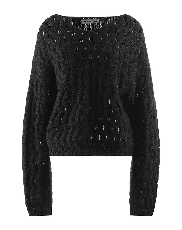 アティックアンドバーン レディース トップス シャツ プルオーバー ATTIC AND BARN Black ブラック|ReVida 店