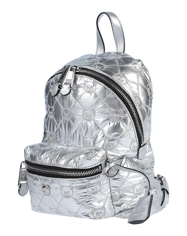 モスキーノ レディース バッグ バックパック・リュックサック MOSCHINO Silver シルバー｜ReVida 店