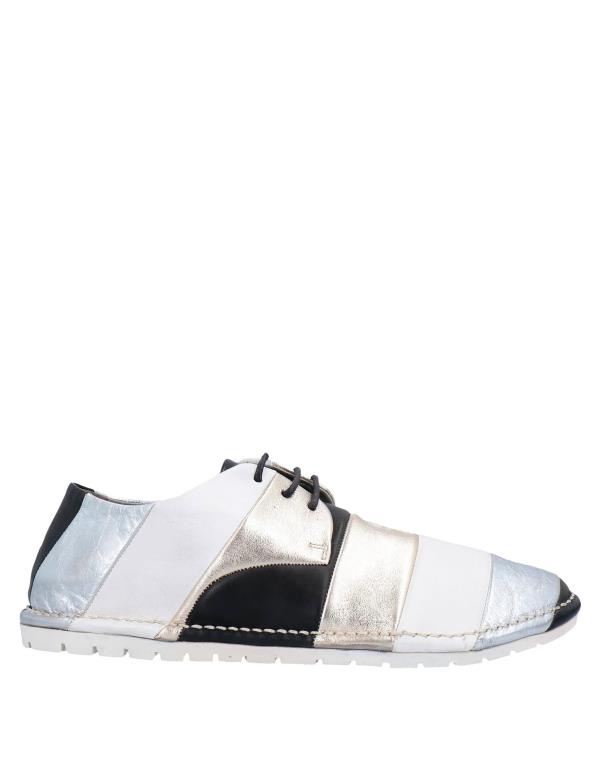安心発送】 マルセル レディース スリッポン ローファー シューズ Laced shoes Silver