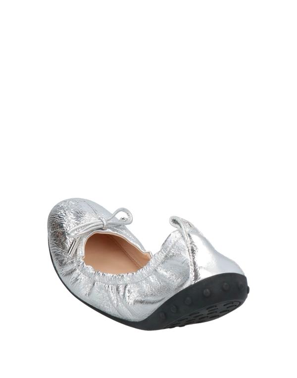 トッズ レディース ベルト アクセサリー Ballet flats Silver ベルト