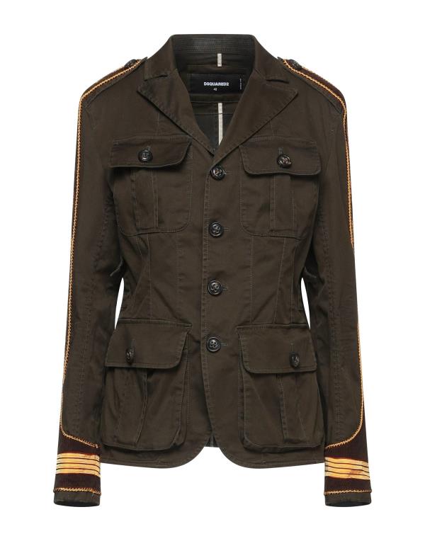 人気ブレゼント! ディースクエアード レディース ジャケット ブルゾン アウター Blazer Military green arcchiffoleau.fr