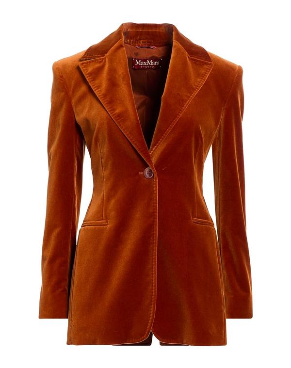 マックスマーラ レディース アウター ジャケット・ブルゾン テーラードジャケット MAX MARA STUDIO Reddish Brown ブラウン｜ReVida 店