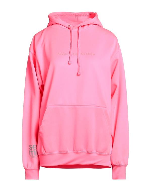 セミクチュール レディース トップスウェットシャツ SEMICOUTURE スウェット Fuchsia フューシャ