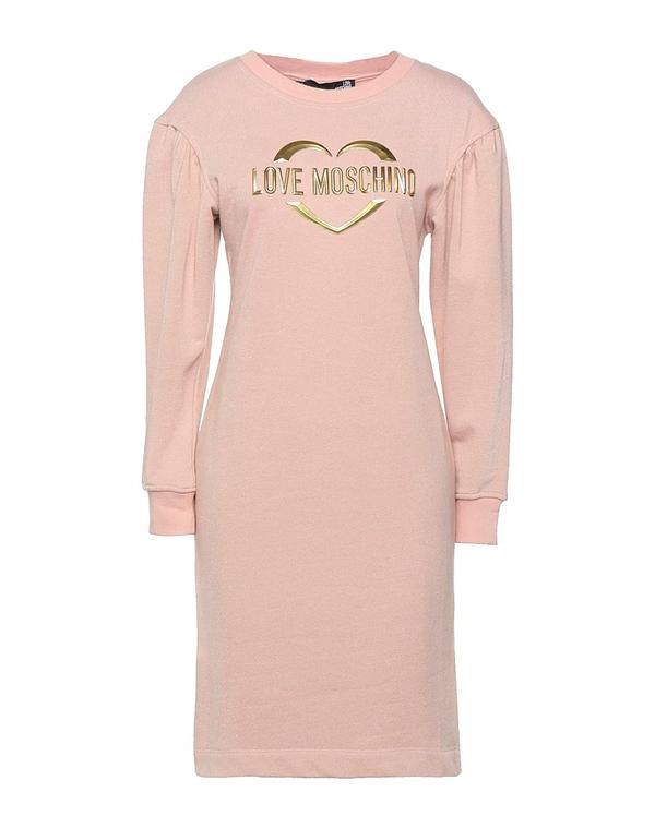 優しいこと モスキーノ レディース 御召しもの LOVE MOSCHINO ミニ衣装・御召しもの Pale Pink サクラ色
