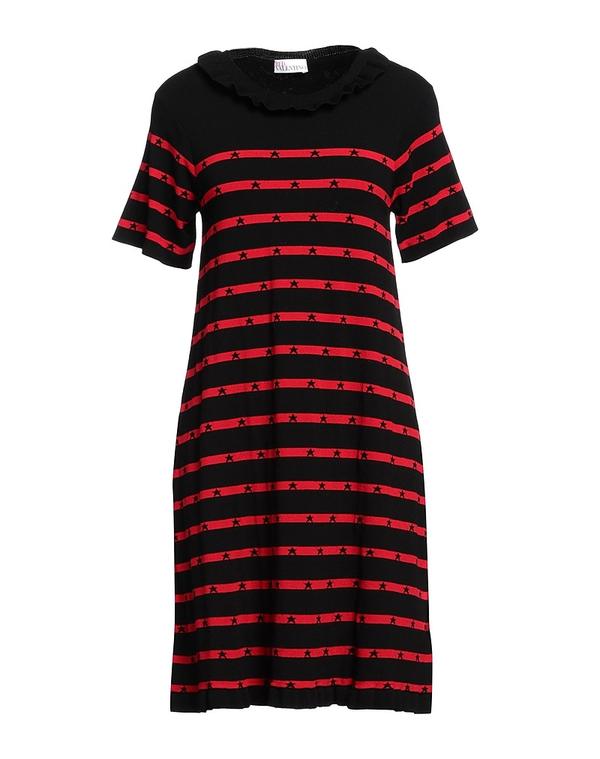 レッドバレンティノ レディース ドレス REDValentino ミニワンピース・ドレス Black ブラック