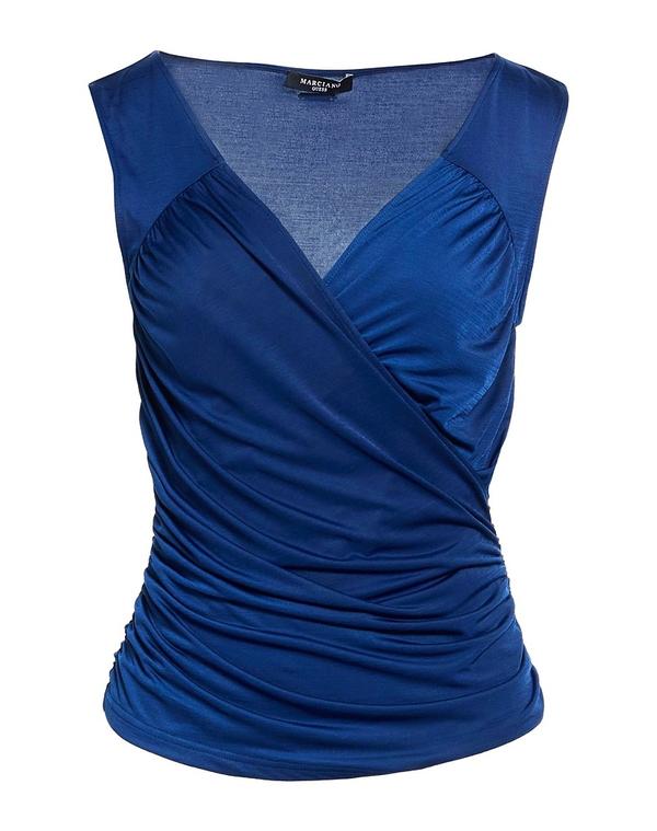 ゲス レディース トップス シャツ GUESS Blue ブルー｜ReVida 店