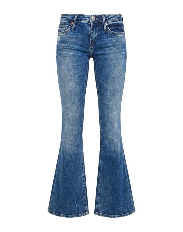 トゥルーレリジョン レディース ボトムス デニムパンツ ブーツカット TRUE RELIGION Blue ブルー｜ReVida 店