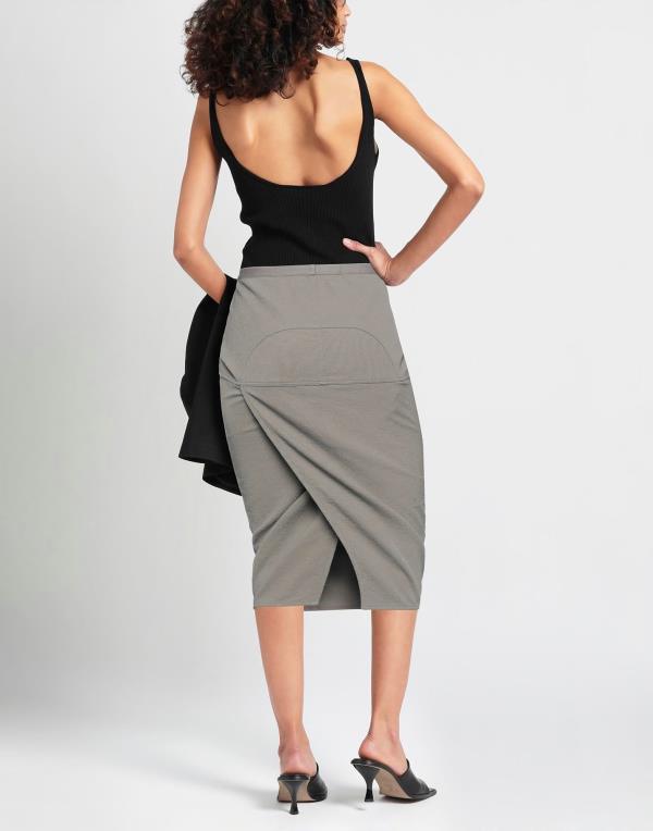 アウター ジャケット ウェールズ ボナー スカート ボトムス レディース Midi skirts Black | viracoposaeroparking.com.br