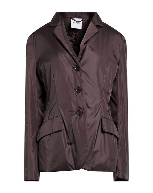 アスペジ レディース アウター ジャケット・ブルゾン ASPESI Dark Brown ブラウン｜ReVida 店 43,080円