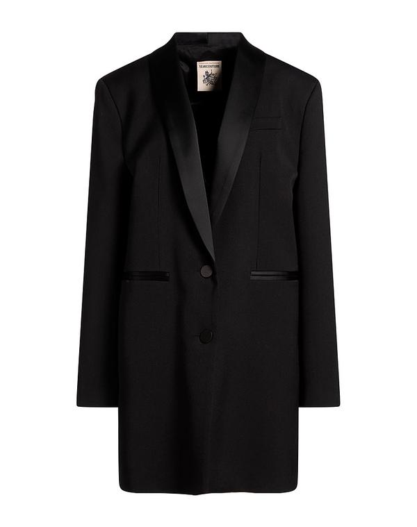 セミクチュール レディース アウター コート SEMICOUTURE Black ブラック｜ReVida 店